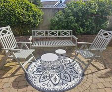 Outdoor furniture 2 chairs and Bench