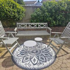 Outdoor furniture 2 chairs and Bench