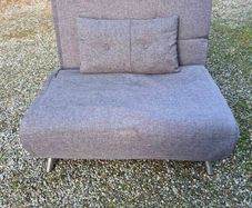 single sofa bed grey,