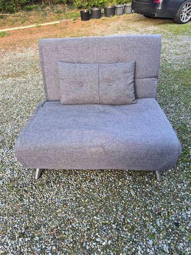 single sofa bed grey,