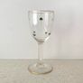 Vintage Irish Shamrock Liqueur Cordial Stemware Glass circa 1970 Image 5