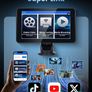 Wireless Carplay Screen Portable Car Stereo Android Auto Screen, Rimoody 7 Inch Touch Screen Portable Car play Bluetooth FM Transmitter Mirror Link Voice control AUX Cable Image 4
