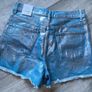 Brand new Zara metallic denim shorts Image 3