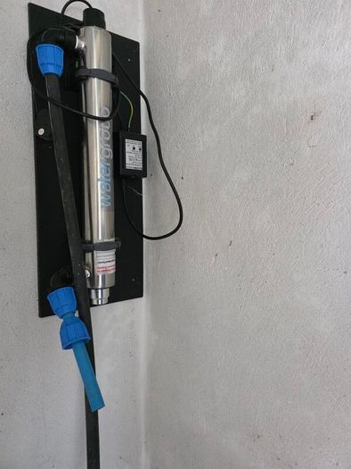 Water filtration system incl UV, Polisher and softener