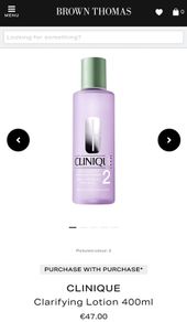 Clinique 2 Clarifying Lotion 400ml