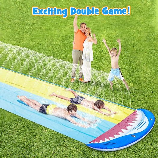 Water Slide Mat Kids Summer Garden Water Toy