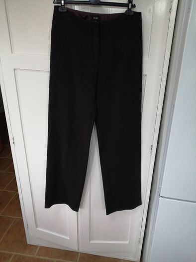 Hobbs Brown 100 % Wool Trousers size 10
