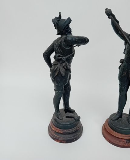 Vintage Spelter Military Figures