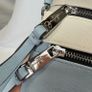 Jessica Simpson Crossbody Bag Womens Small Blue Cream Triple Zip Colorblock Image 3