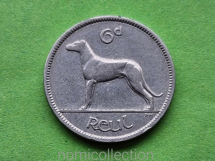 Ireland 1928 year 6 Pence.
