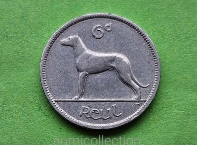 Ireland 1928 year 6 Pence.
