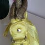 KAREN MILLEN Lime Pouchette with jewelled handle - Rrp 95 (New) Image 7