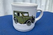 Coloroll kilncraft mug depicting 1926 Morris Minor
