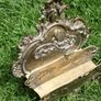 Vintage Rococo Style Brass Magazine/Letter Holder H10" x 9" Image 2