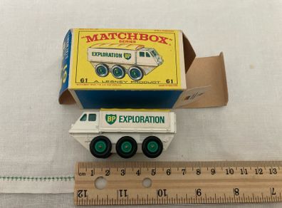 Matchbox 61. Alvis Stalwart BP exploration truck. Mint in box. 1966.