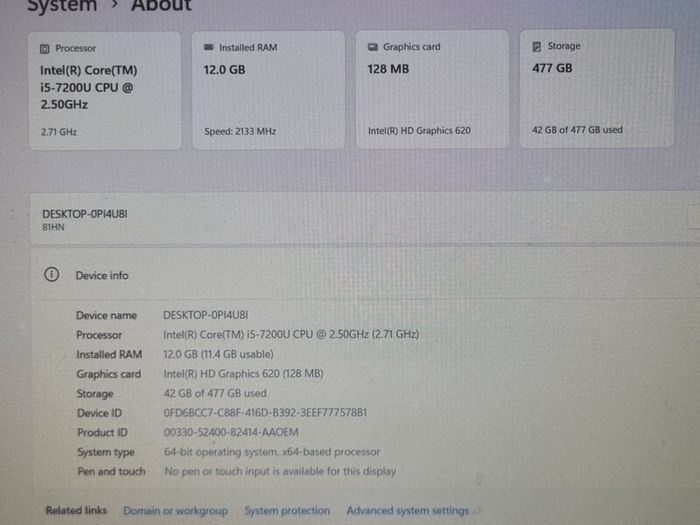 lenovo laptop Lenovo V130-15IKB 12GB Ram, 2x256GB SSD
