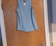 Primark  Blue Sleevless  Top.  S.14    B.N.W.T.