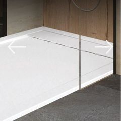 Adstone slate affect shower tray 1200mm x 1000mm