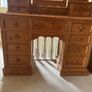 Beautiful solid wood dressing table with detachable Top with three mirrors and two little chest of drawers Image 2
