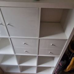 IKEA Kalax unit with doors and drawers