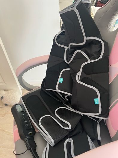 Leg Massager for Circulation and Pain Relief, with Heat and Compression,