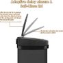 Stainless Steel Automatic Touchless Kitchen Bathroom Sensor Bin,Trash Can,Touch Bin (58LRound) Image 5