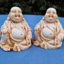 2 X Stone fat Bhuddas Image 4