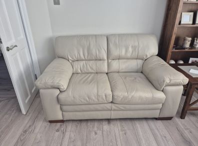 leather two seater