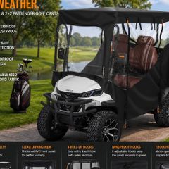 Waterproof Golf Cart Full Enclosure Cover