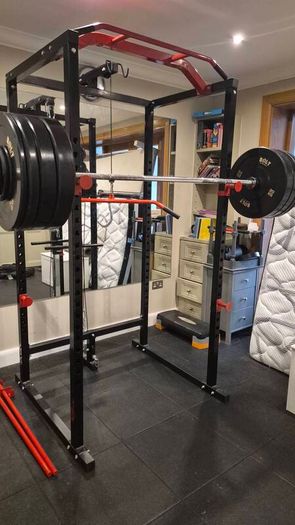 Weight lifting rack