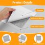 14PCS Wall Repair Patch, 2/4/6 inch Wall Repair Kit, Includes 10 Pcs Self Adhesive Walls Hole Filler Patchs with 2 Sandpaper, 2 Scraper for Fixing Walls & Ceilings Image 3