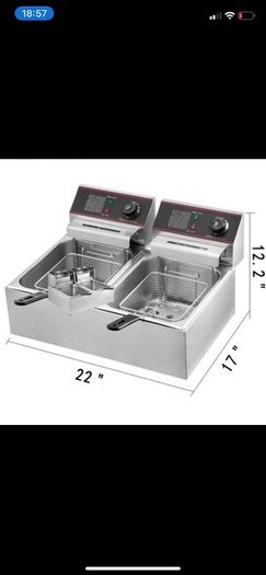 220v Commercial Electric Deep Fryer 5000w 12litre