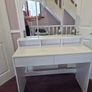 Vanity / Dressing Table / Makeup Table / Desk with Foldable Mirror Image 2