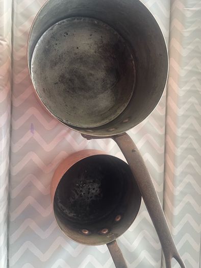 1950 copper pots