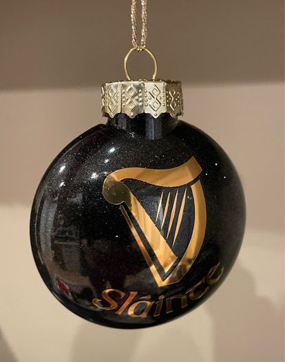 Guinness inspired Irish Christmas bauble