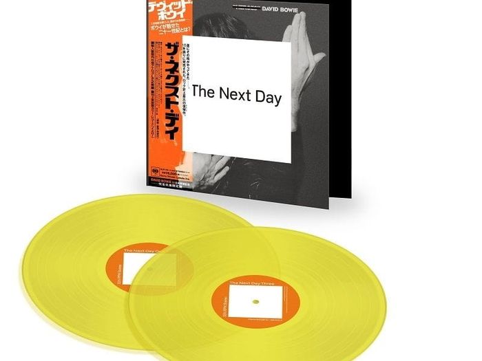 David Bowie The Next Day Japanese Yellow Vinyl