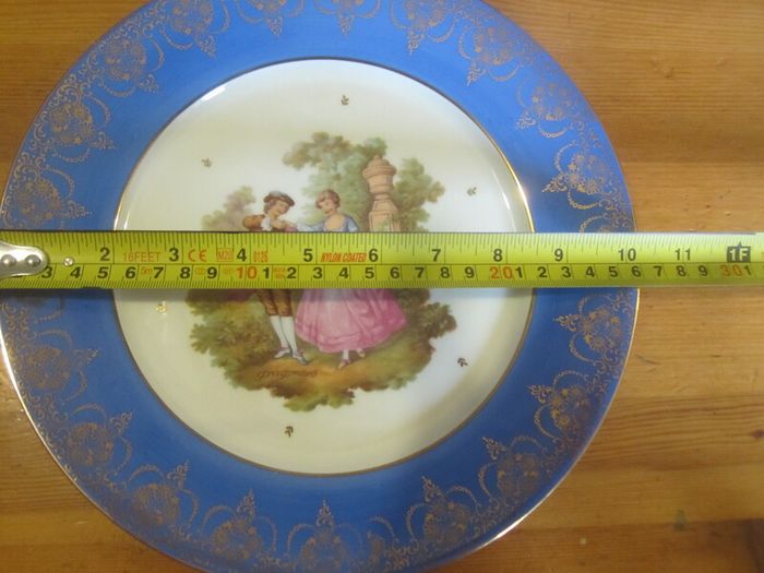 LIMOGES   France  porcelain plate