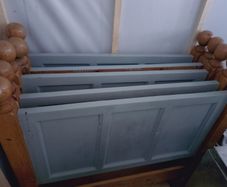 pine headboard