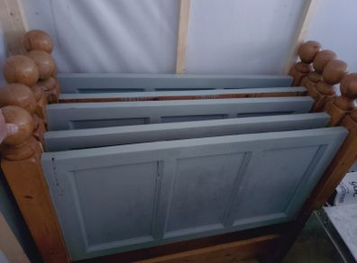 pine headboard