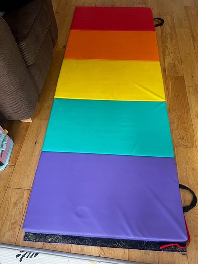 Gymnastics training set , beam , mat and bar