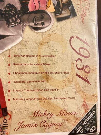 Birthday CD 1931
