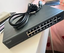 MokerLink 16-Port Web Managed PoE Switch.