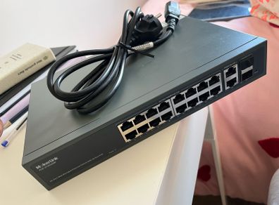 MokerLink 16-Port Web Managed PoE Switch.