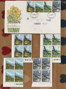UK 1st Day Cover & Blocks (#2) 1979