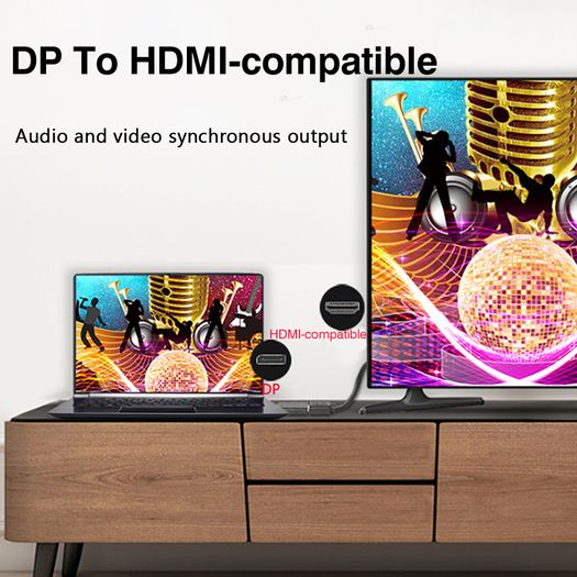 DisplayPort to HDMI Adapter 4K HD Converter