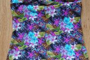 Flowery Bikini + Scarf   Size 14