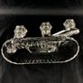 Art Deco crystal candle stand Image 8