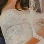 Monique Lhuillier Designer Lace Wedding Dress Image 3