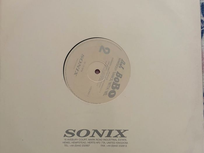 DJ BoBo Somebody Dance With Me Original 1993 UK 12 inch Vinyl Sonix 12SONIX 1