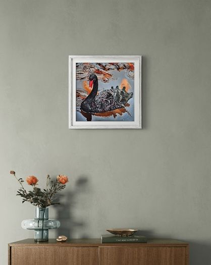 The Guardian of the Lake | Oil Painting | Framed